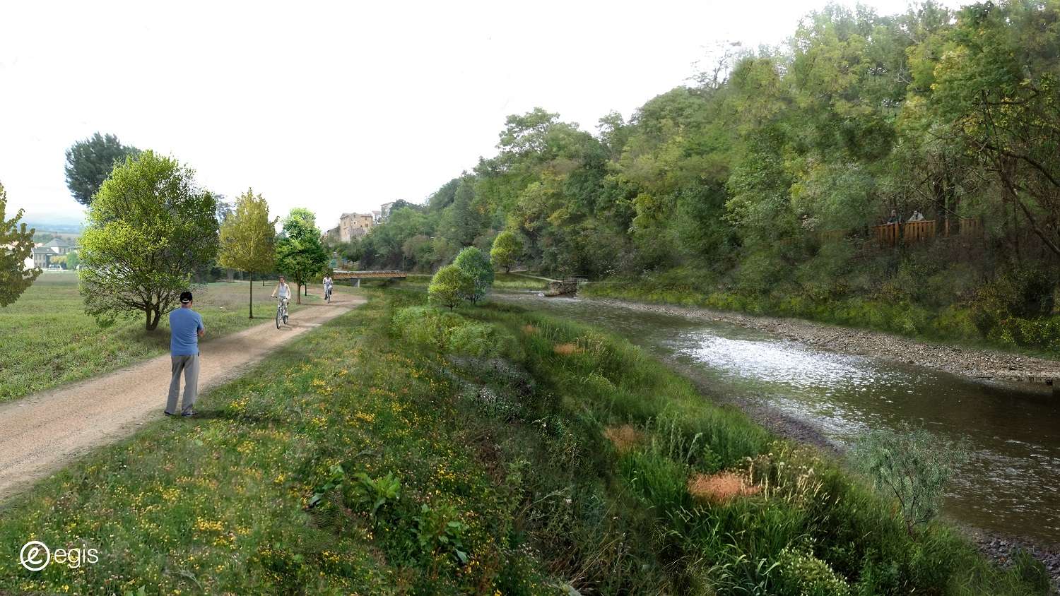   Autorisation environnementale pour la restauration d'une zone d'expansion des crues - Saint-Georges-de-Luzençon