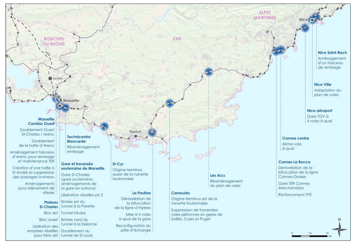   enquête publique unique concernant la réalisation des phases 1 et 2 de la Ligne Nouvelle Provence Côte d'Azur (LNPCA)