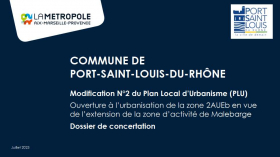 Concertation - Modification N°2 du PLU de Port-Saint-Louis-du-Rhône