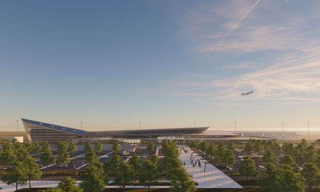   Projet de modernisation de l’aéroport Lille-Lesquin.