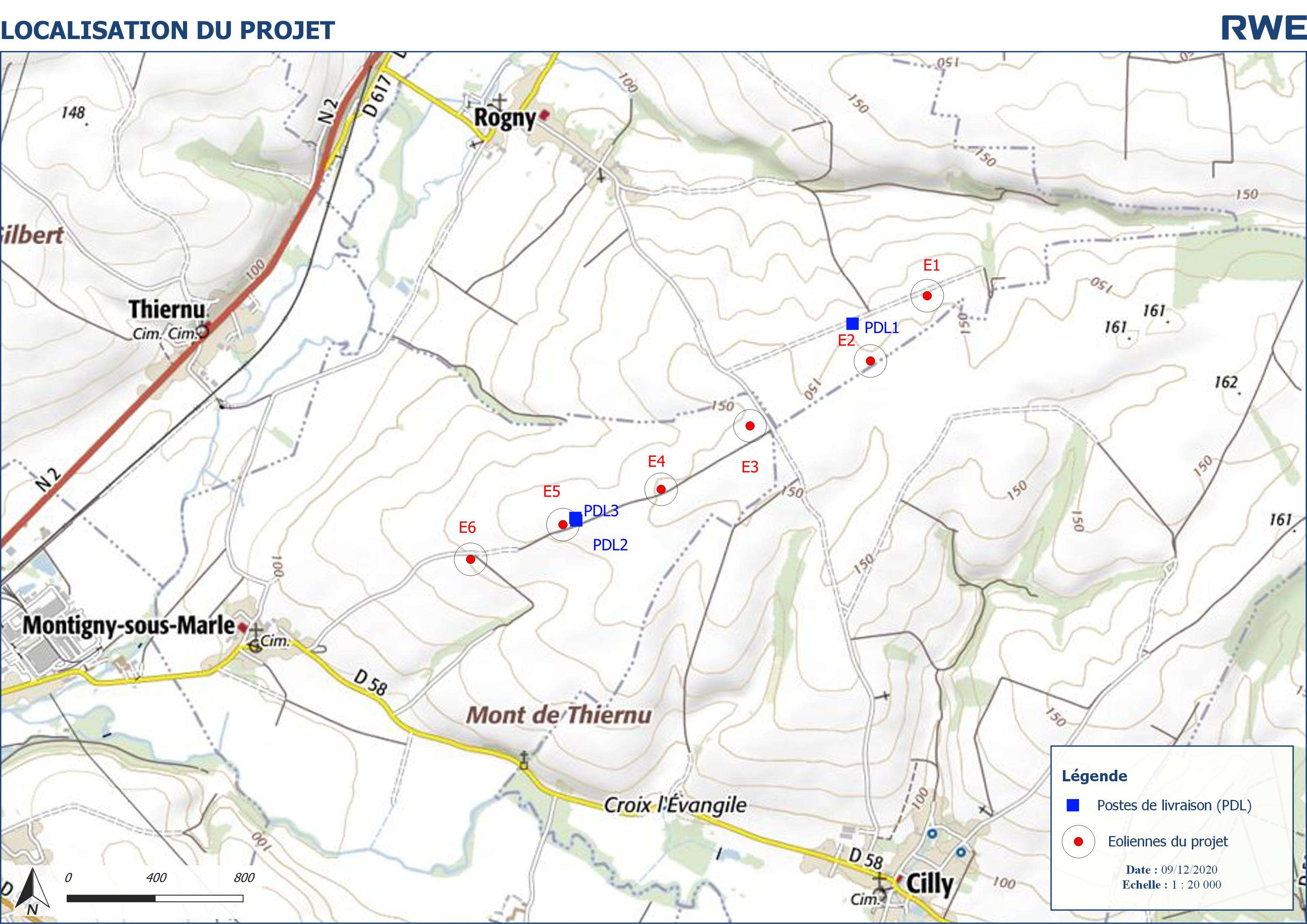   DEMANDE D’AUTORISATION ENVIRONNEMENTALE D’EXPLQITER UN PARC EOLIEN SUR LES COMMUNES DE MONTIGNY-SOUS-MARLE ET ROGNY PRESENTEE PAR LA SOCIETE PARC EOLI