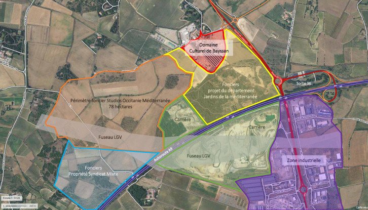   PROJET DE COMPLEXE DÉDIE AUX INDUSTRIES MÉDIATIQUES ET CULTURELLES  LIEU DIT DOMAINE DE BAYSSAN